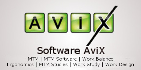 AviX software logo for MTM Time and Motion studies