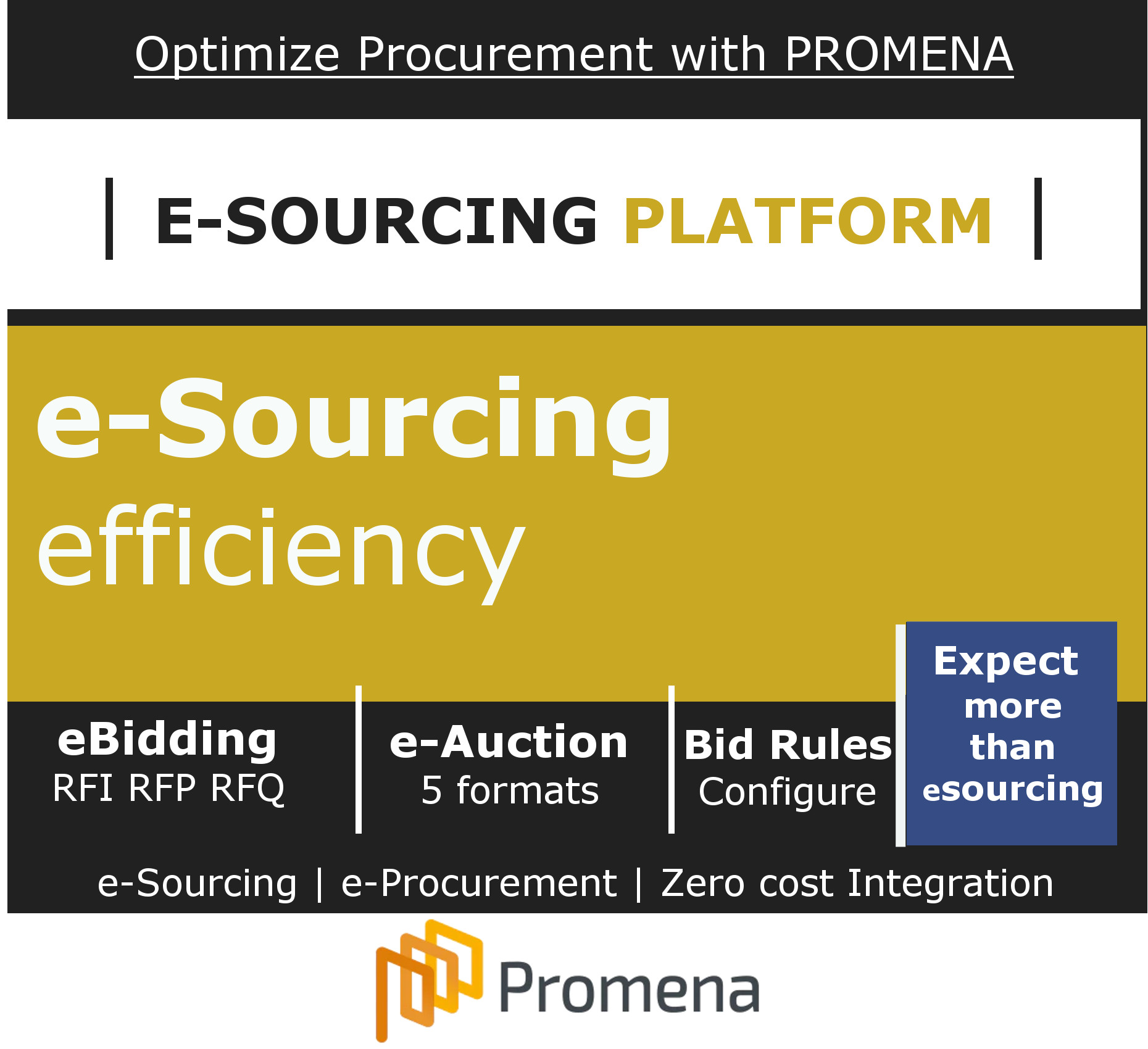 Promena e-Sourcing Platform and Procurement Services